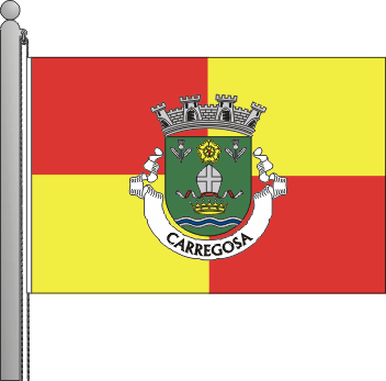 Bandeira da freguesia de Carregosa
