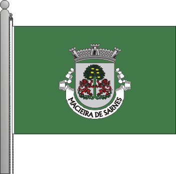 Bandeira da freguesia de Macieira da Sarnes