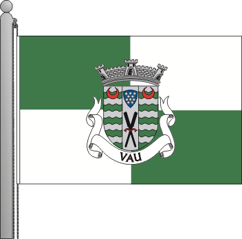 Bandeira da freguesia de Vau