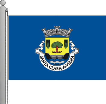 Bandeira da freguesia de Santa Clara-a-Velha