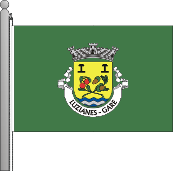 Bandeira da freguesia de Luzianes-Gare