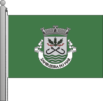 Bandeira da freguesia de Zambujeira do Mar