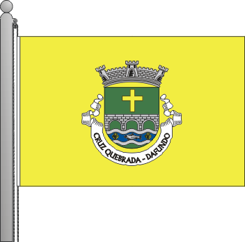 Bandeira da freguesia de Cruz Quebrada - Dafundo