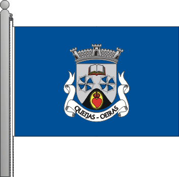 Bandeira da freguesia de Queijas