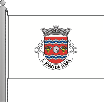 Bandeira da freguesia de So Joo da Serra
