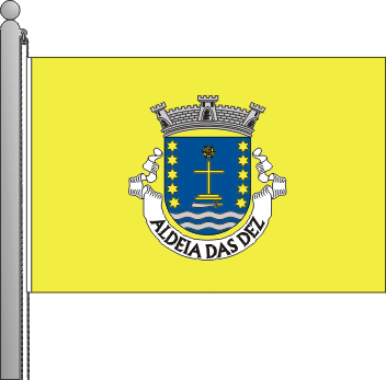 Bandeira da freguesia de Aldeia das Dez
