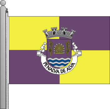 Bandeira da freguesia de Penalva de Alva