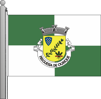 Bandeira da freguesia de Ourique