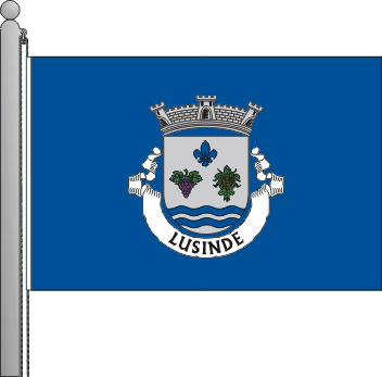 Bandeira da freguesia de Lusinde