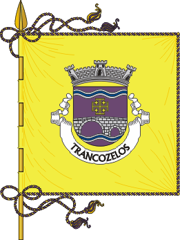 Estandarte da freguesia de Trancozelos