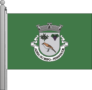 Bandeira da freguesia de Aldeia do Bispo
