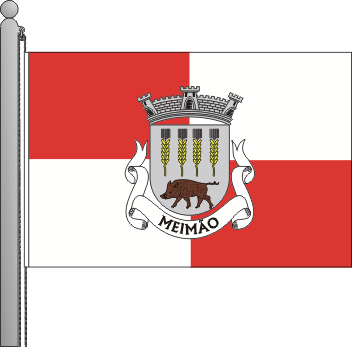 Bandeira da freguesia de Meimo