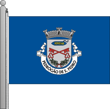 Bandeira da freguesia de Pedrgo de So Pedro