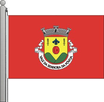 Bandeira da freguesia de Vale da Senhora da Pvoa