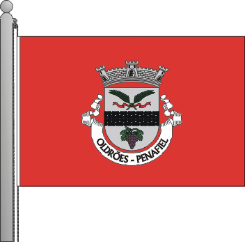 Bandeira da freguesia de Oldres