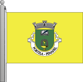 Bandeira da freguesia de Portela