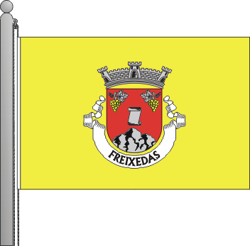 Bandeira da freguesia de Freixedas