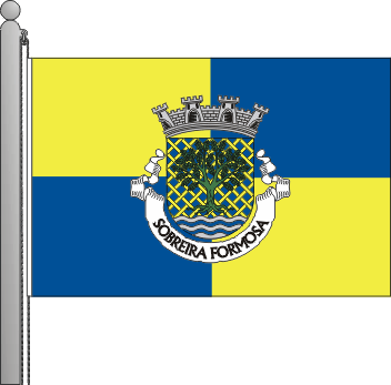 Bandeira da freguesia de Sobreira Formosa