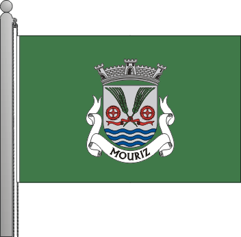 Bandeira da freguesia de Mouriz