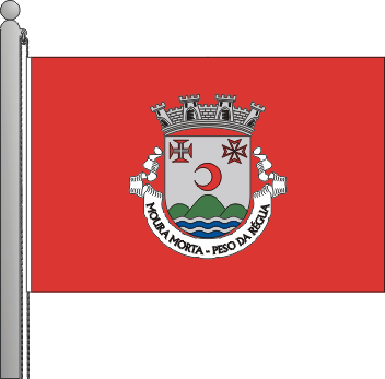 Bandeira da freguesia de Moura Morta