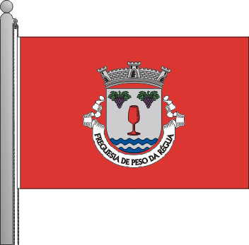 Bandeira da freguesia de Peso da Rgua