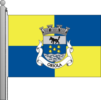 Bandeira da freguesia de Oriola