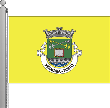 Bandeira da freguesia de Miragaia
