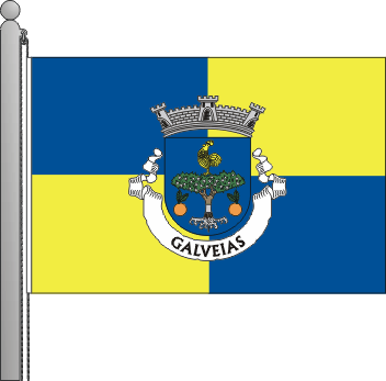 Bandeira da freguesia de Galveias