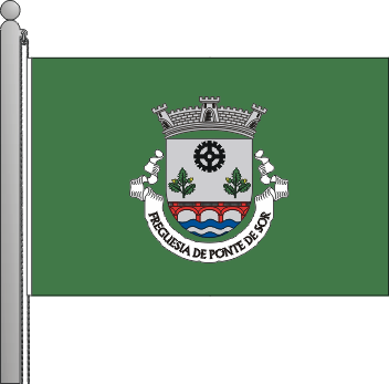 Bandeira da freguesia de Ponte de Sor