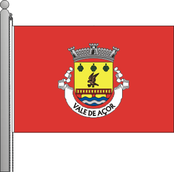 Bandeira da freguesia de Vale de Aor