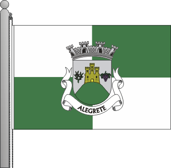 Bandeira da freguesia de Alegrete