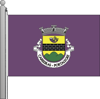 Bandeira da freguesia de Carreiras