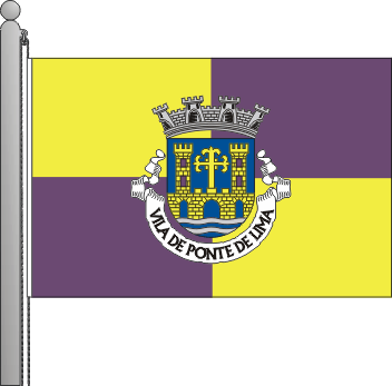 Bandeira do municpio de Ponte de Lima