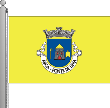 Bandeira da freguesia de Arca