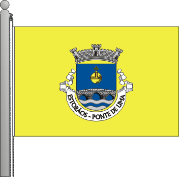 Bandeira da freguesia de Estoros