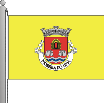 Bandeira da freguesia de Moreira do Lima