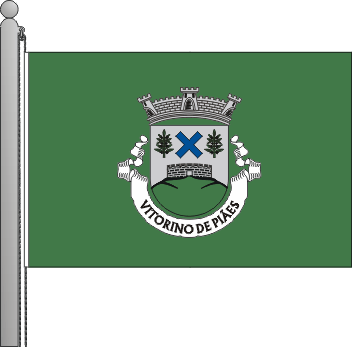 Bandeira da freguesia de Vitorino de Pies