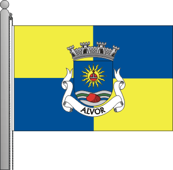 Bandeira da freguesia do Alvor