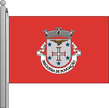 Bandeira da freguesia de Povoao