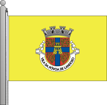Bandeira do municpio de Pvoa de Lanhoso