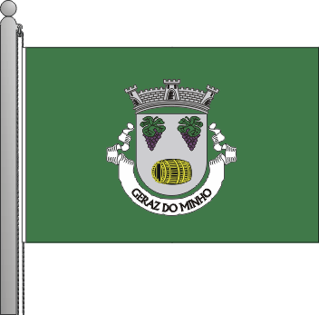 Bandeira da freguesia de Geraz do Minho