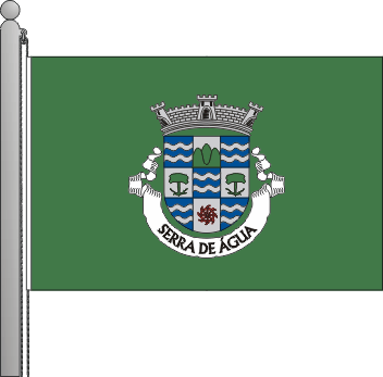 Bandeira da freguesia de Serra de gua