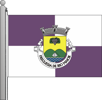 Bandeira da freguesia de Rio Maior