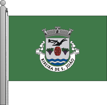 Bandeira da freguesia de Ribeira de So Joo