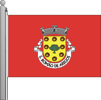 Bandeira da freguesia de So Romo de Aregos