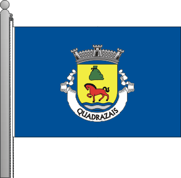 Bandeira da freguesia de Quadrazais