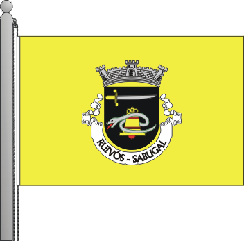 Bandeira da freguesia de Ruivs