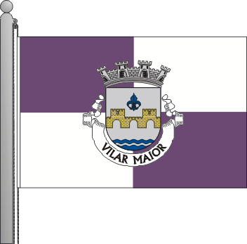Bandeira da freguesia de Vilar Maior