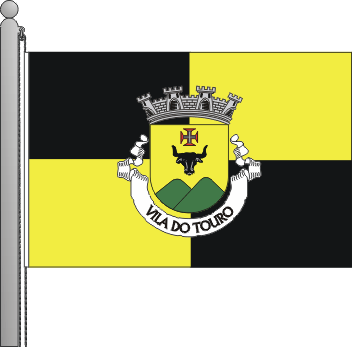 Bandeira da freguesia de Vila do Touro