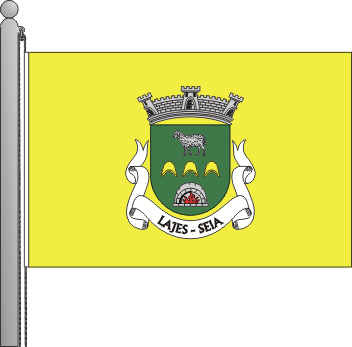 Bandeira da freguesia de Lajes